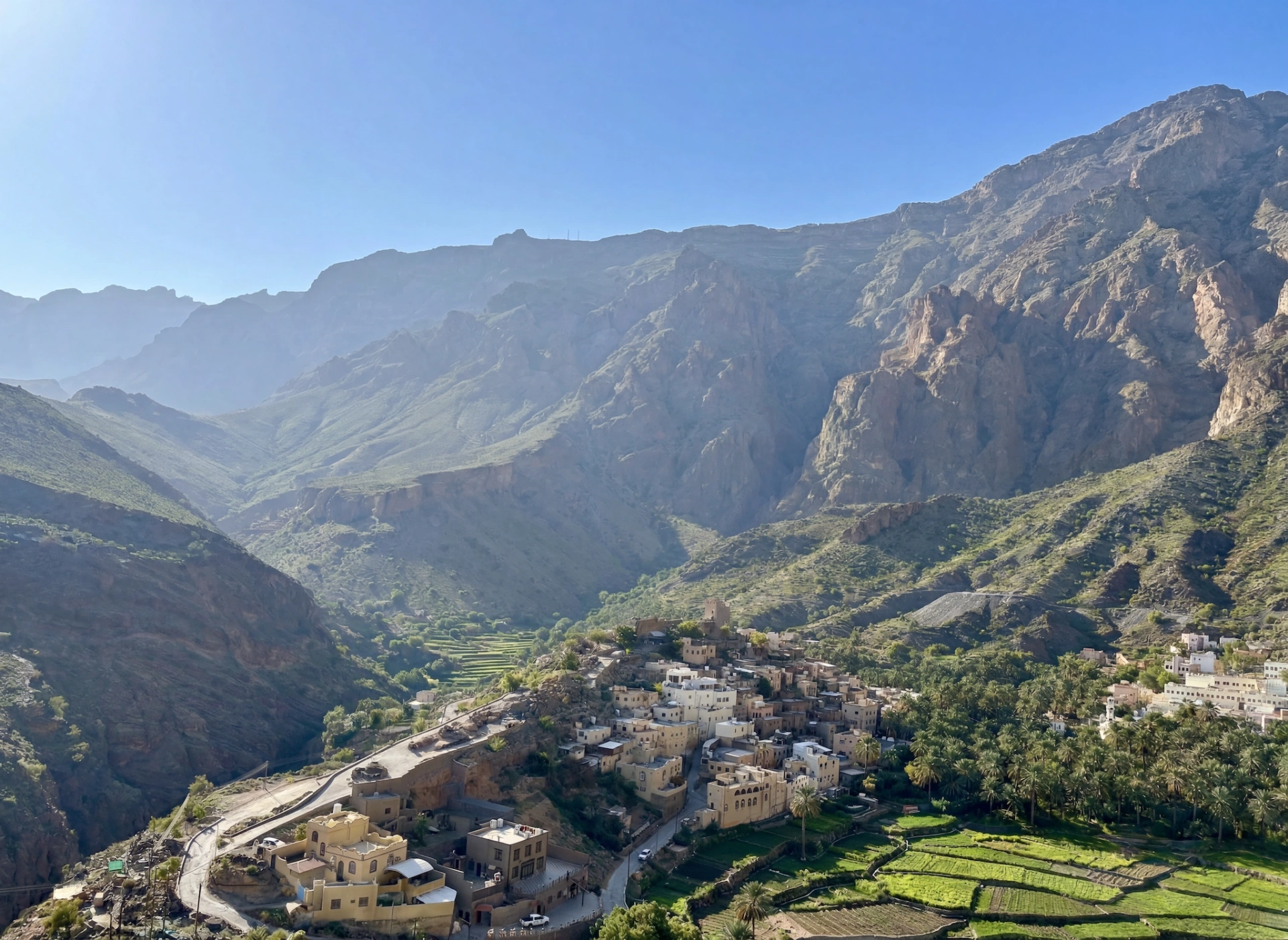 Balad Sayt village in Oman's Hajar Mountains