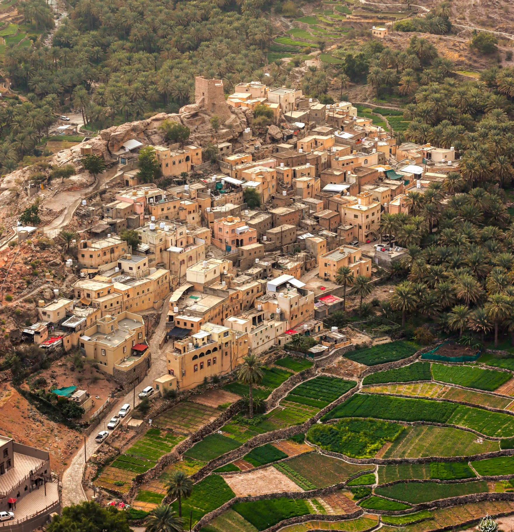 Balad Sayt village in Oman's Hajar Mountains